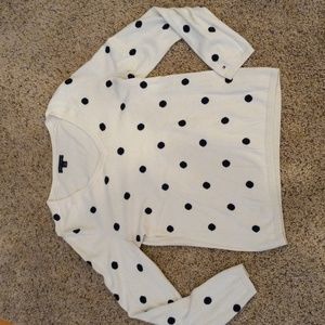 Tommy Hilfiger Shirt, size large, Polka Dot Top, Long Sleeve